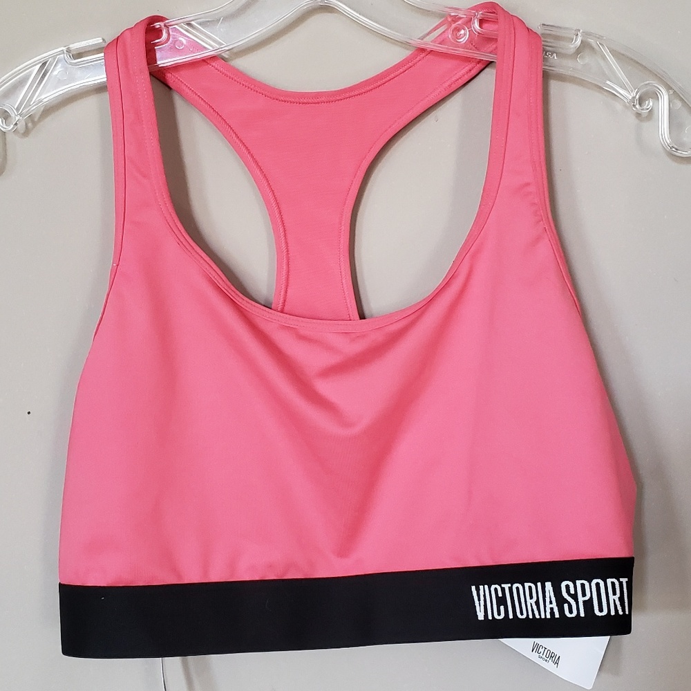 Victoria's Secret Pink Razorback sports bra no wire